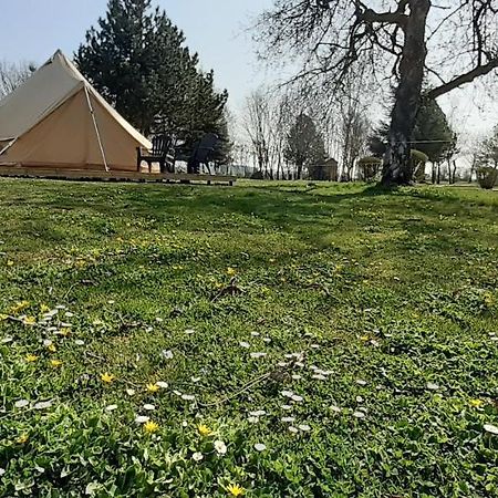 Tente Bell au camping Hautoreille Bannes  Exterior foto