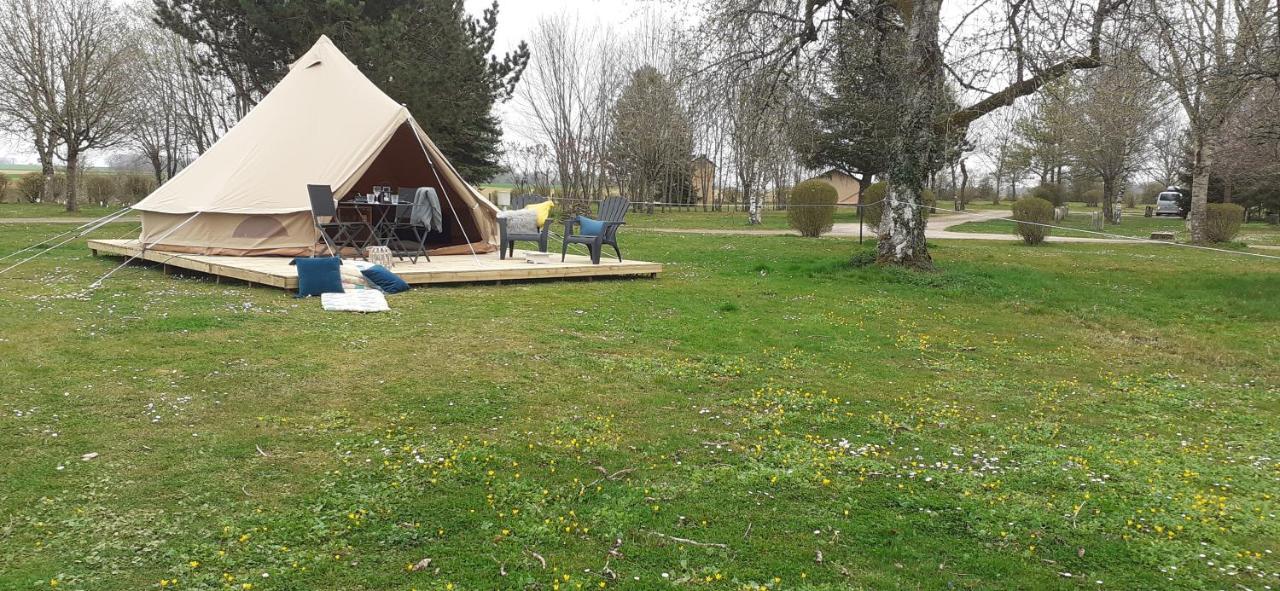 Tente Bell au camping Hautoreille Bannes  Exterior foto