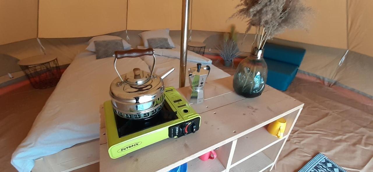 Tente Bell au camping Hautoreille Bannes  Exterior foto